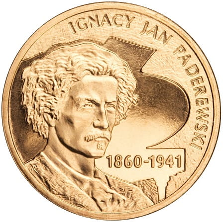Moneta 2 zł Ignacy Jan Paderewski 2011
