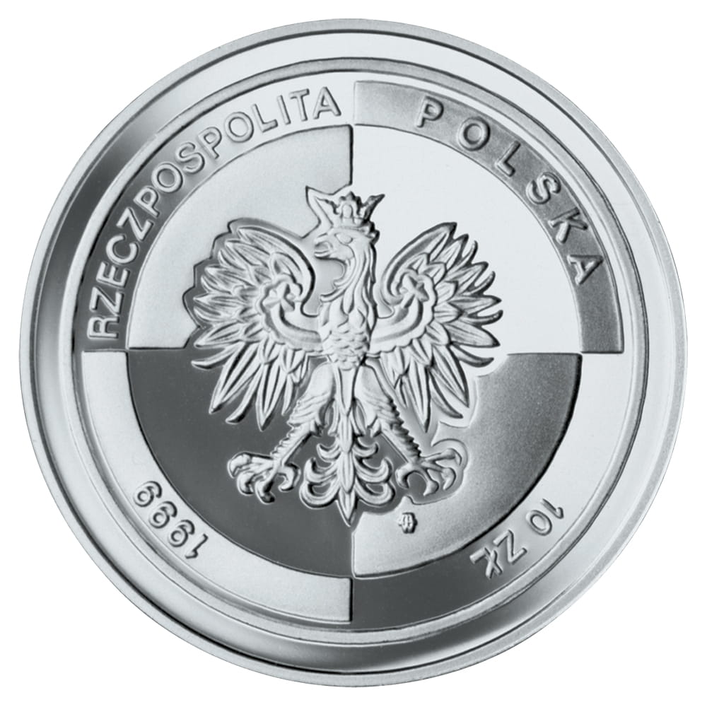 Moneta 10 zł Wejście Polski do NATO 1999 r.
