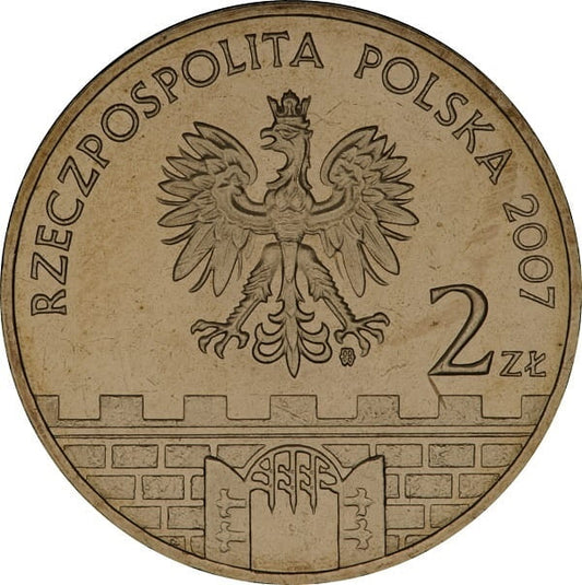 Moneta 2 zł Słupsk 2007