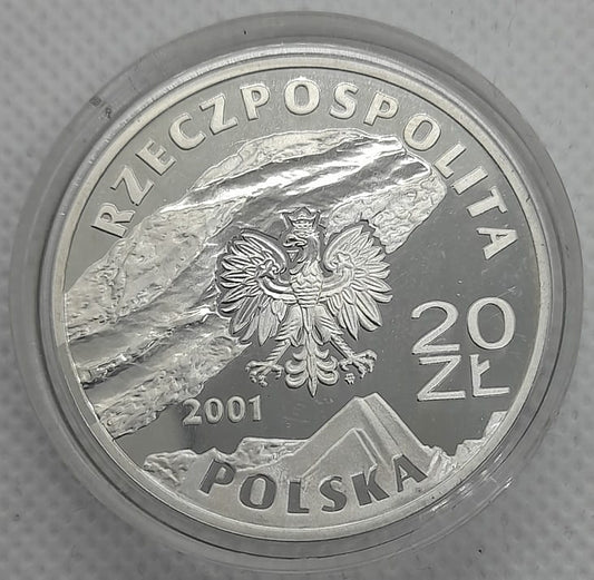 Moneta 20 zł Kopalnia Soli w Wieliczce 2001 r.