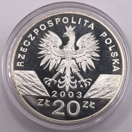 Moneta 20 zł Morświn 2004
