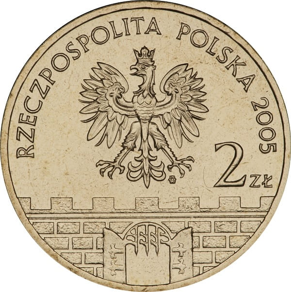 Moneta 2 zł Włocławek 2005
