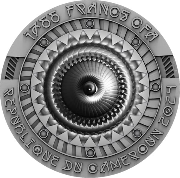 Latająca moneta Ufo MP-1766 1766 franków CFA 2024